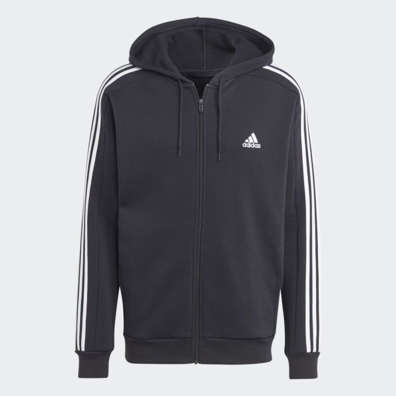 Essentials Fleece 3Stripes Hoodie